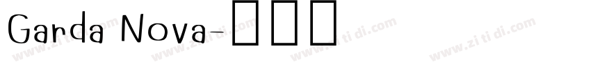 Garda Nova字体转换